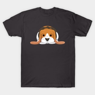 Cartoon Basset Hound T-Shirt